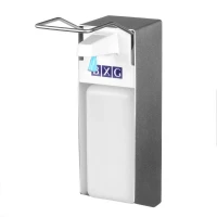 Локтевой дозатор BXG ESD-1000, Универсальный, Аллюминий, Белый, 1 л