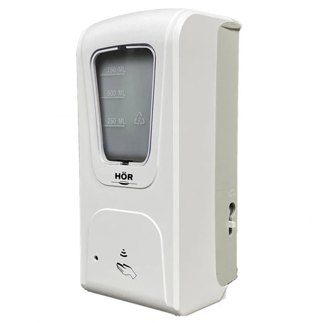 Автоматический дозатор для антисептика HOR-DE-006A+, 1,2 л., белый, Россия