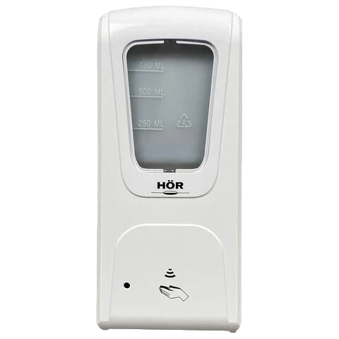 Автоматический дозатор для мыла HOR-DE-006B+, 1.2 л, белый, Россия