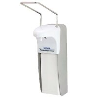 Локтевой дозатор Saraya MDS-1000A, Универсальный, Аллюминий, Хром, 1 л