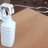 Локтевой дозатор ДЛТ-1Б, Универсальный, Металл, Белый/Черный, 1 л